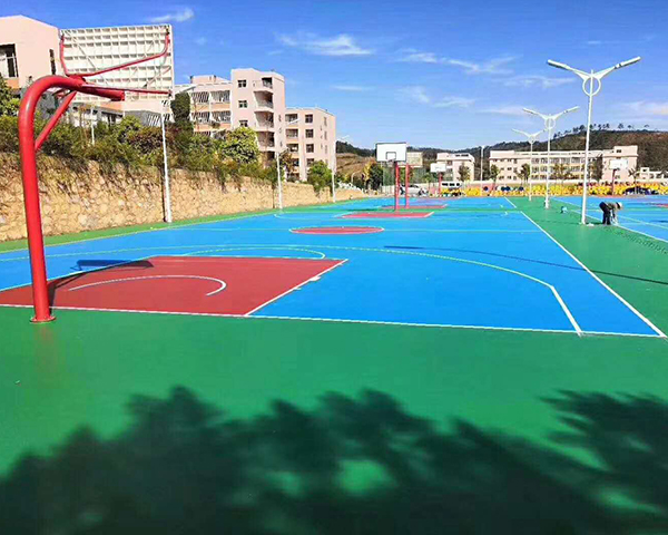 篮球场建设 篮球场建设